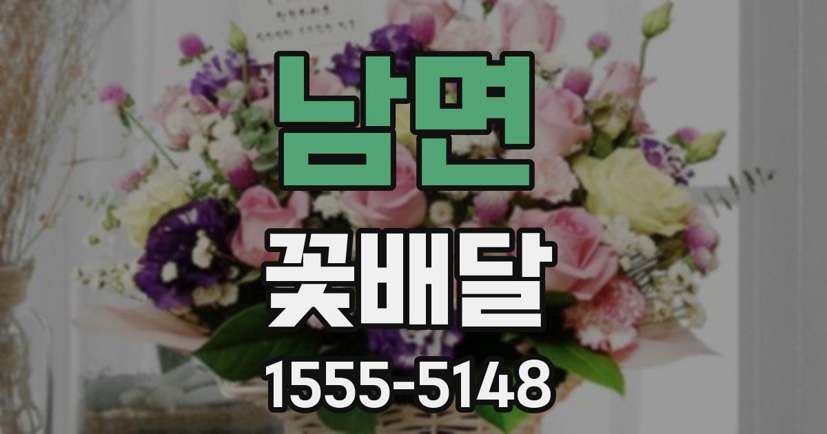 남면 꽃배달