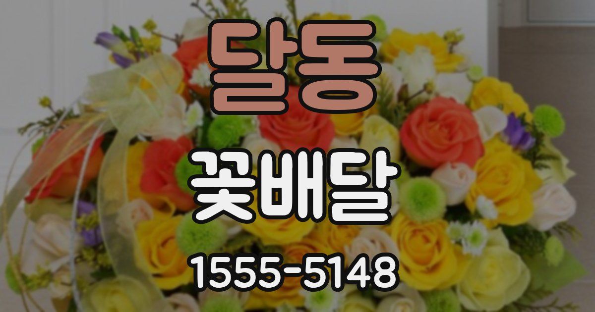 달동 꽃배달