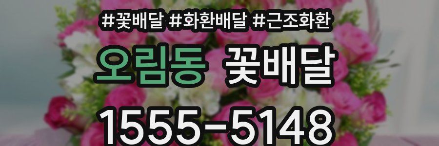 오림동 꽃배달