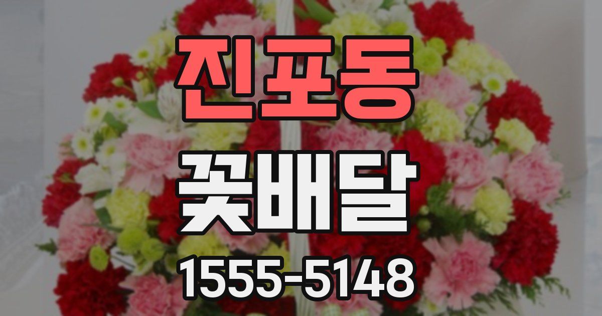 진포동 꽃배달