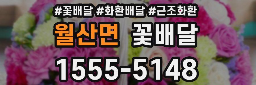 월산면 꽃배달