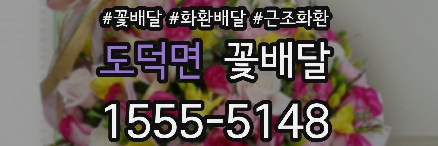 도덕면 꽃배달