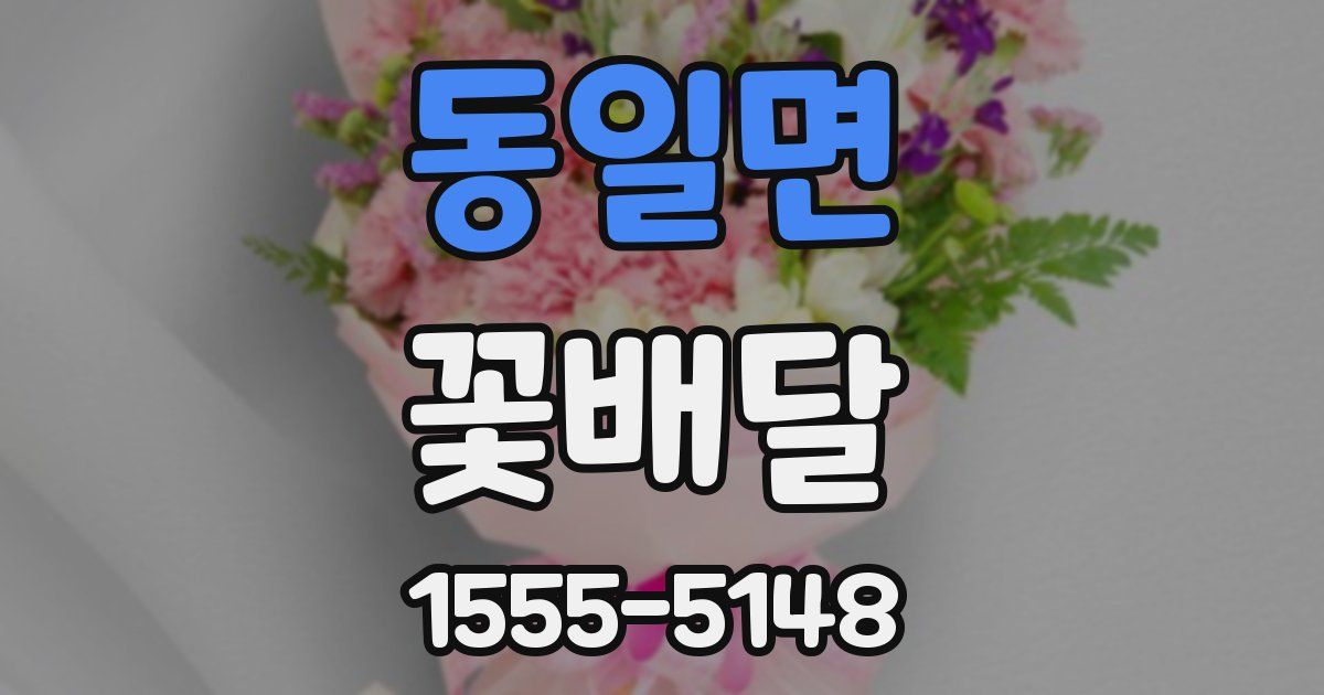 동일면 꽃배달