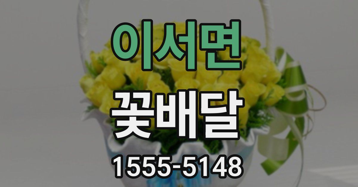 이서면 꽃배달