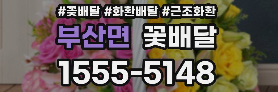 부산면 꽃배달