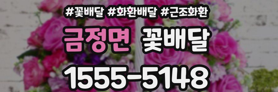 금정면 꽃배달