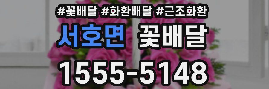 서호면 꽃배달
