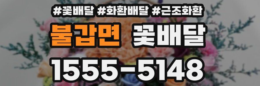 불갑면 꽃배달