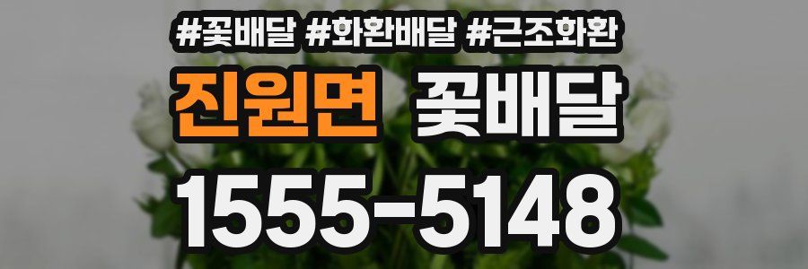 진원면 꽃배달