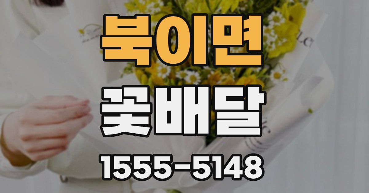 북이면 꽃배달