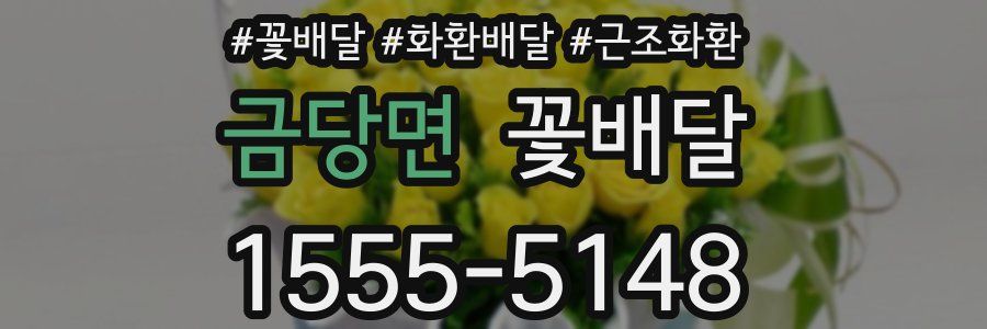 금당면 꽃배달