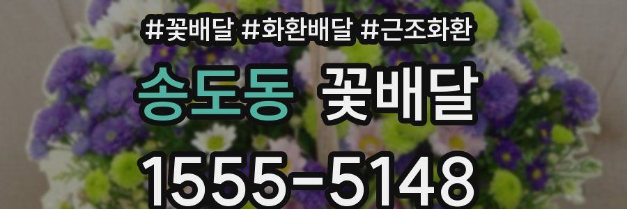 송도동 꽃배달