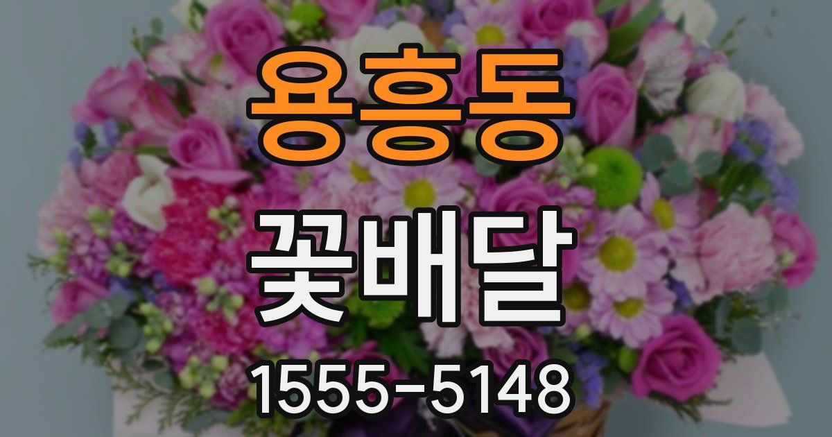 용흥동 꽃배달