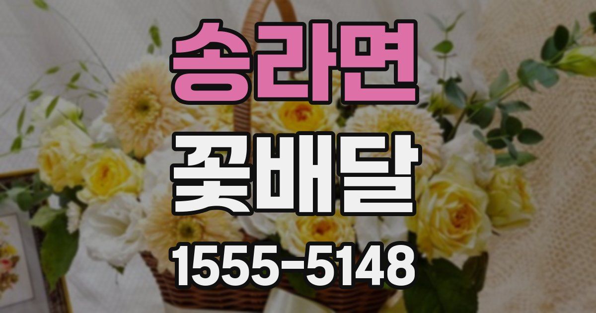 송라면 꽃배달