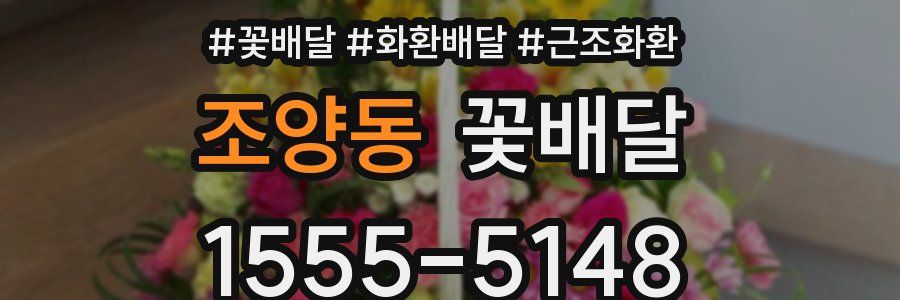 조양동 꽃배달