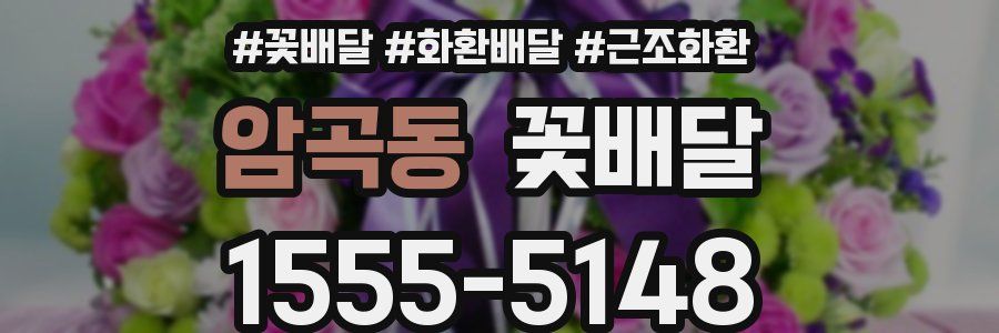 암곡동 꽃배달