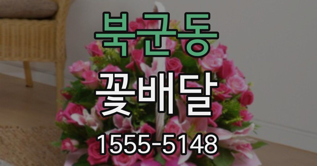 북군동 꽃배달