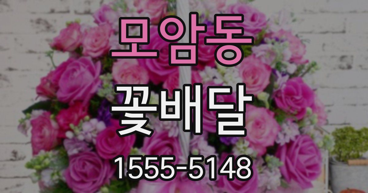 모암동 꽃배달