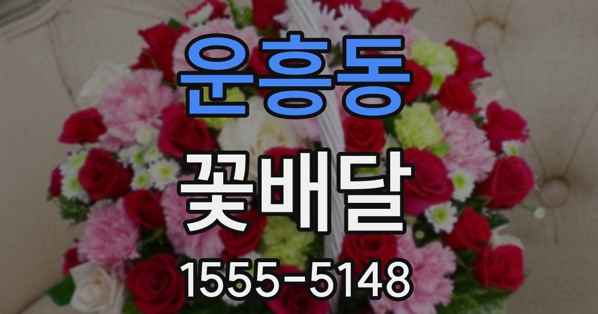 운흥동 꽃배달