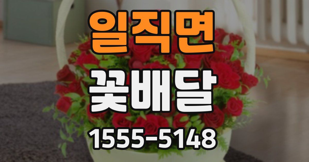 일직면 꽃배달