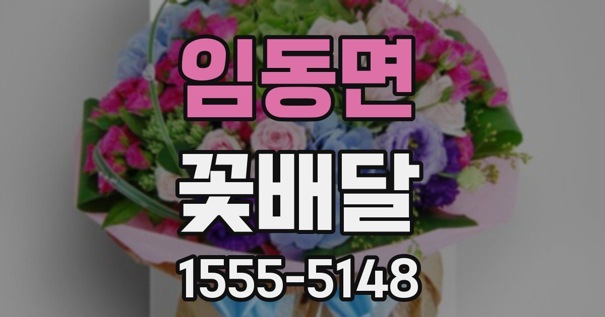 임동면 꽃배달
