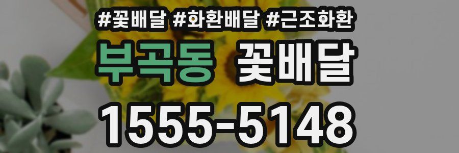 부곡동 꽃배달