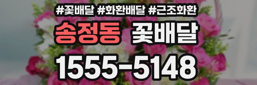 송정동 꽃배달