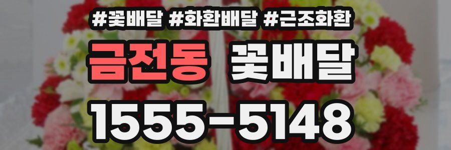 금전동 꽃배달
