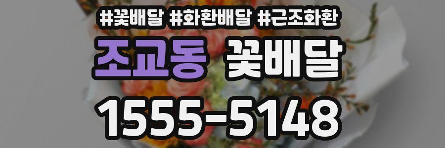 조교동 꽃배달