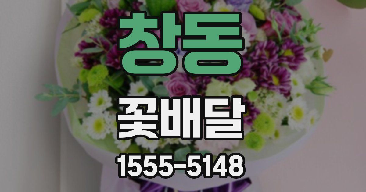 창동 꽃배달