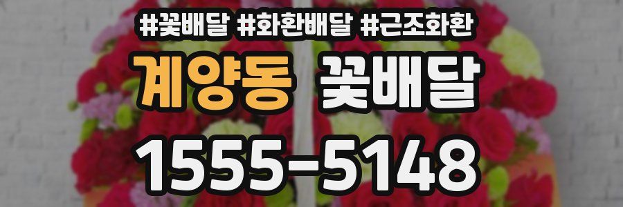 계양동 꽃배달