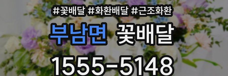부남면 꽃배달