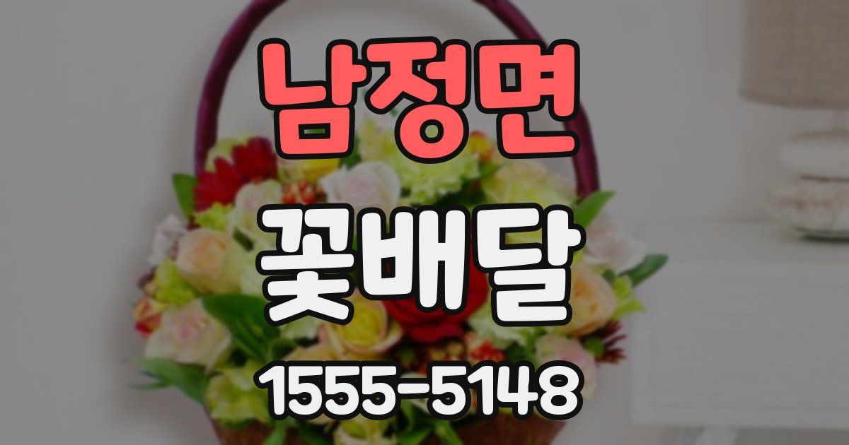 남정면 꽃배달