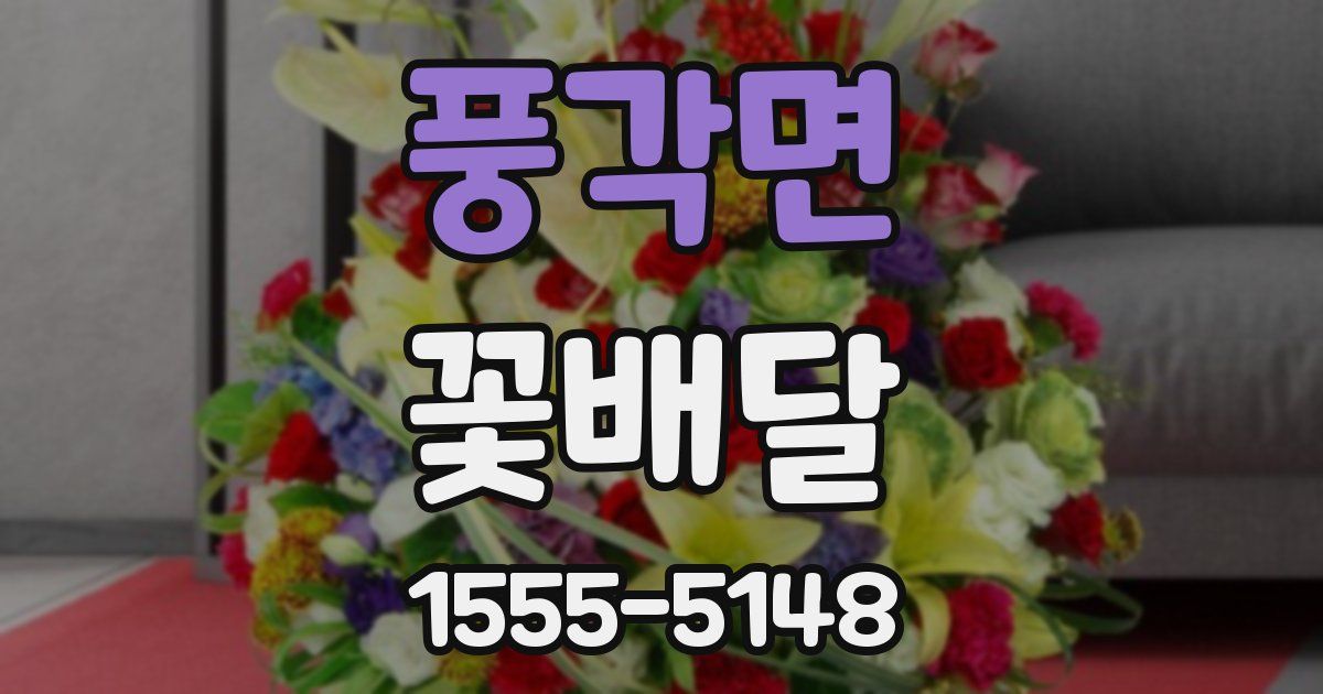풍각면 꽃배달