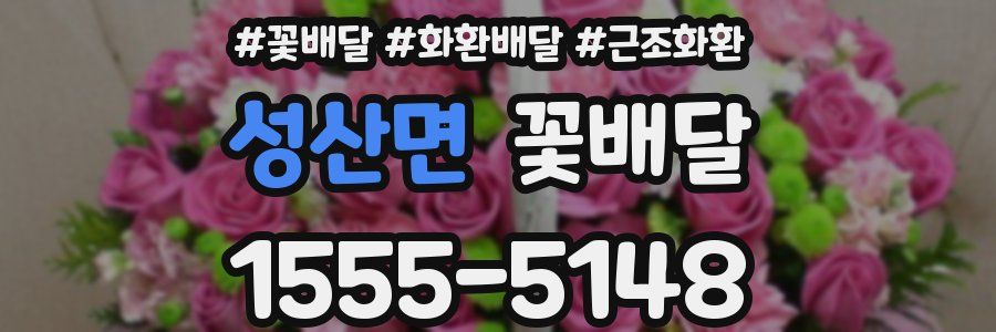 성산면 꽃배달
