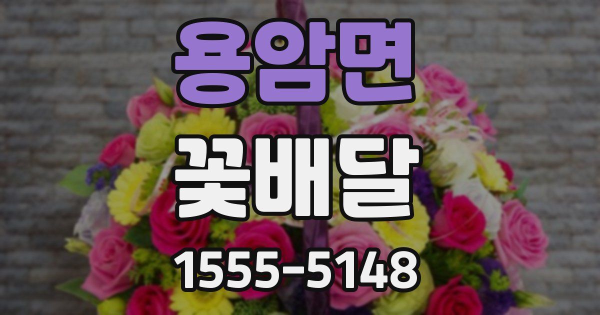 용암면 꽃배달