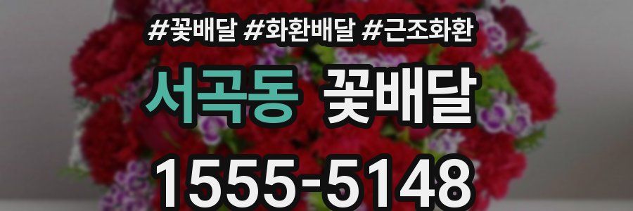 서곡동 꽃배달