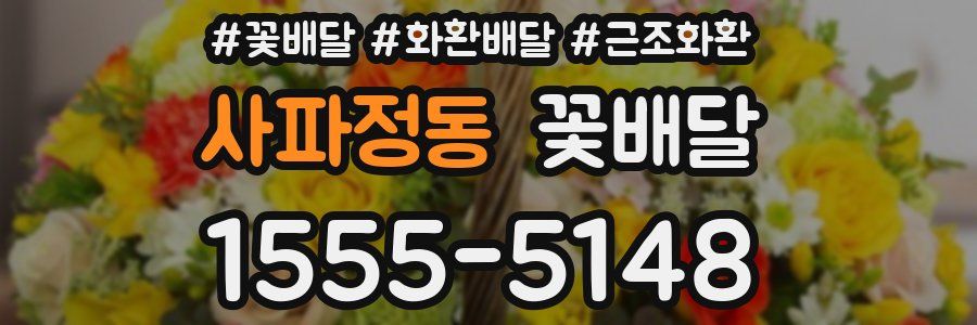 사파정동 꽃배달