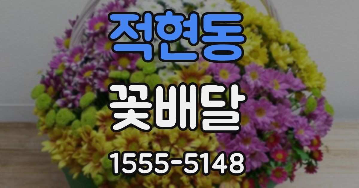 적현동 꽃배달