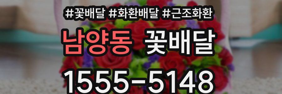 남양동 꽃배달