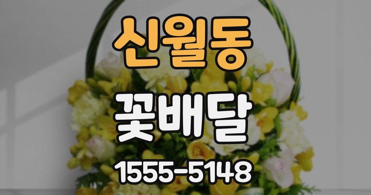 신월동 꽃배달