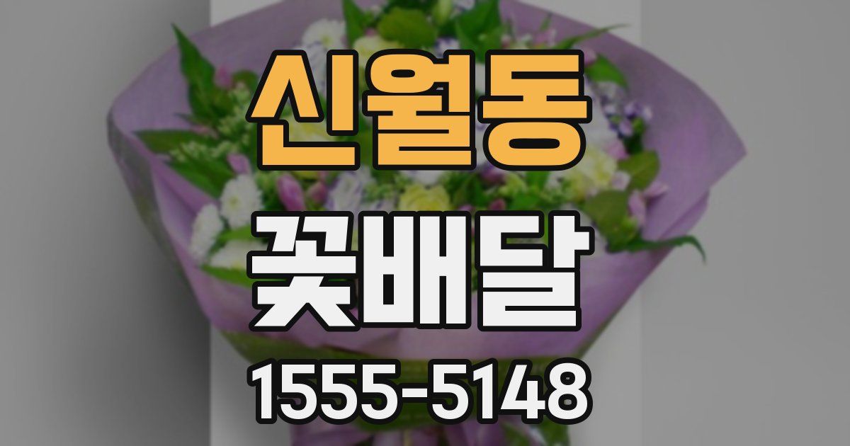 신월동 꽃배달