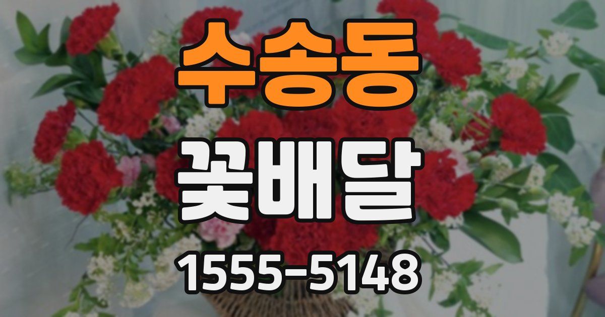 수송동 꽃배달