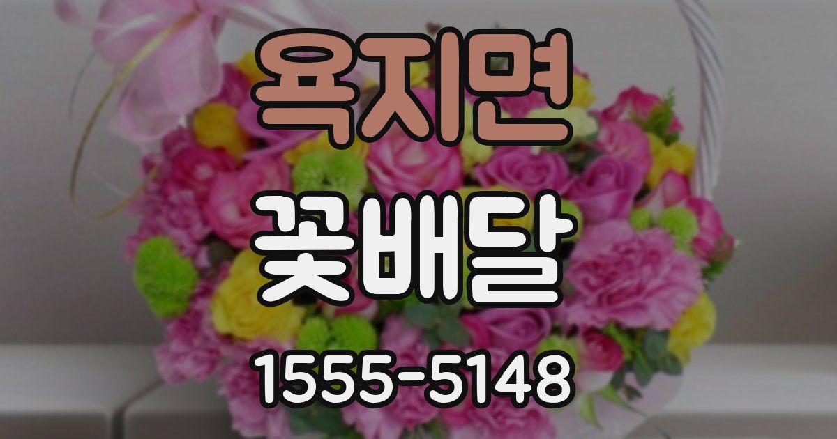 욕지면 꽃배달