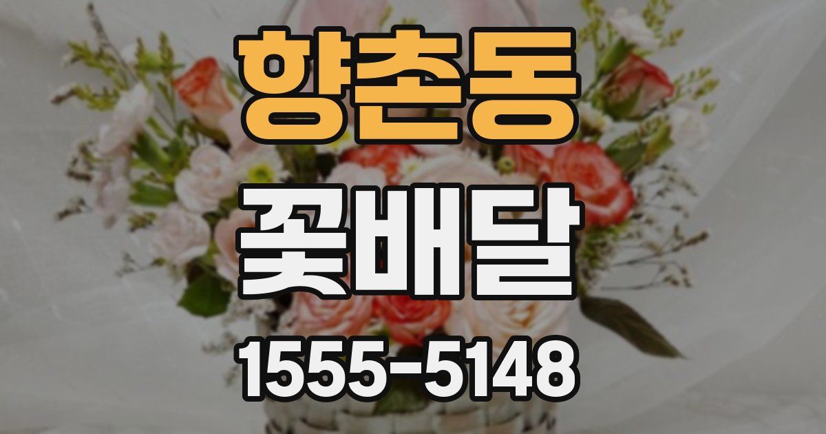 향촌동 꽃배달
