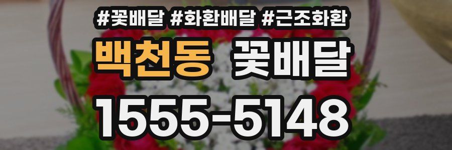 백천동 꽃배달