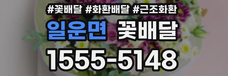 일운면 꽃배달