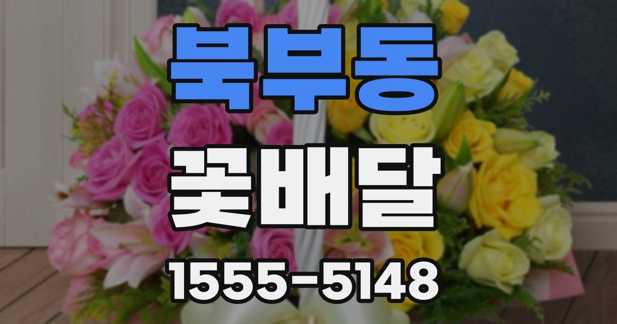 북부동 꽃배달