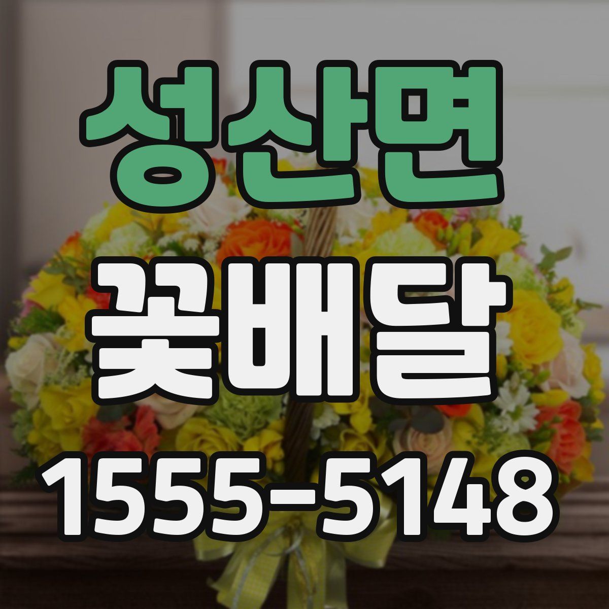 성산면 꽃배달