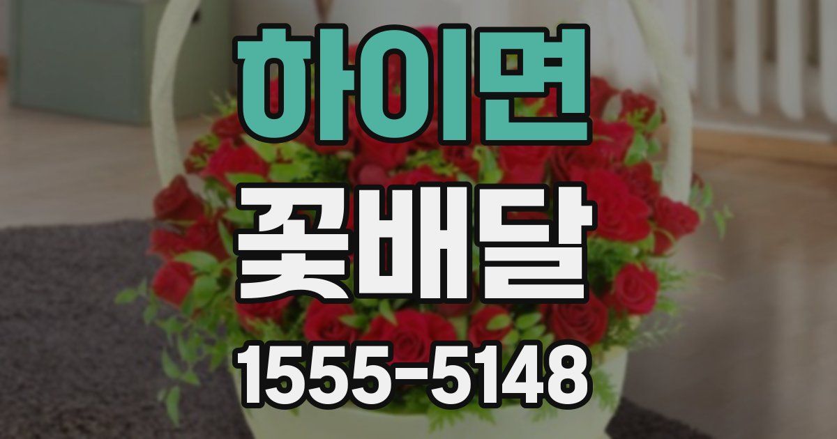 하이면 꽃배달